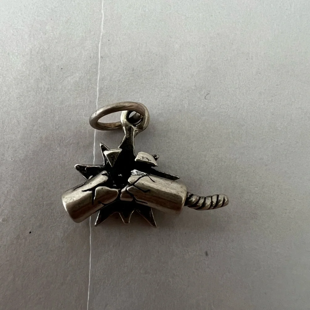 Fireworks Sterling Silver Charm - Picture 1 of 1